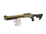 Golden Eagle M870 Gas Pump Action Shotgun with A2 Style Grip ( Tan )