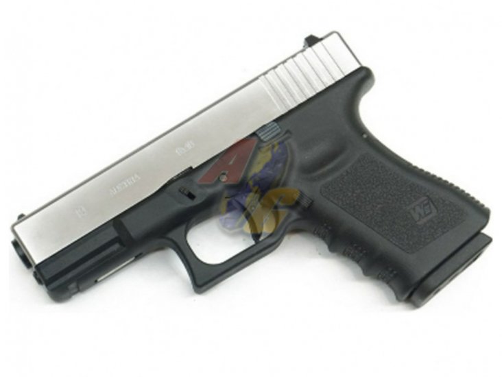 WE G19 GBB Pistol (SV, Metal Slide) - Click Image to Close