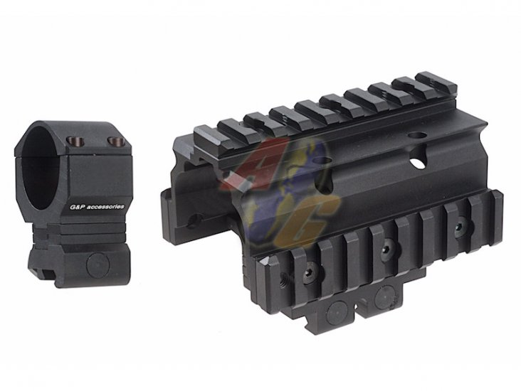 G&P KAC Type Sniper Version Adjustable Mount ( Black ) - Click Image to Close