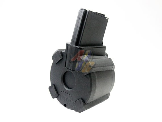 --Out of Stock--Battle Axe 1400 Rounds Electric Drum Magazine For M4/ M16 Series AEG - Click Image to Close