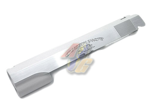 --Out of Stock--Guarder STI Custom Aluminum Slide For Tokyo Marui Hi-Capa 5.1 Series GBB ( Cerakote Hairline Silver ) - Click Image to Close
