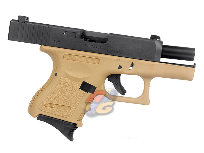 WE G27 GBB Pistol (BK, Metal Slide, Sand Frame) - Click Image to Close