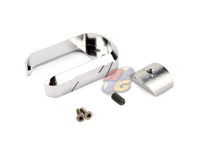 --Out of Stock--5KU Aluminum Magwell For Marui G17/ 18C (SV) - Click Image to Close