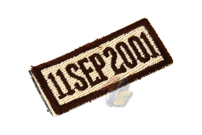 Action Velcro Patch - 11Sept 2001 (TAN) - Click Image to Close