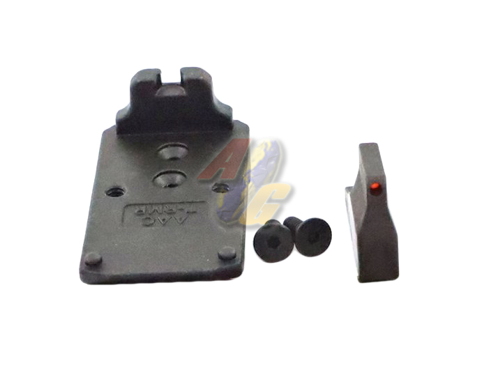 Action Army Steel RMR Adapter and Front Sight Set For Action Army AAP-01 GBB - Click Image to Close