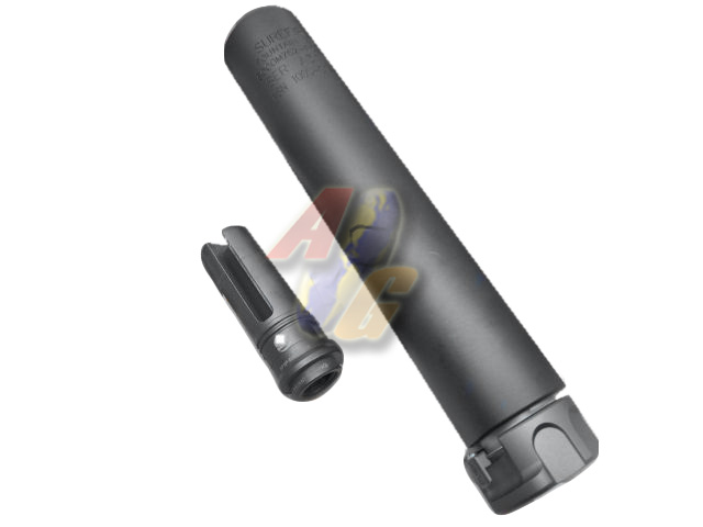 Airsoft Artisan SF Style Socom Silencer with 3 Prong Flash Hider ( BK ) - Click Image to Close