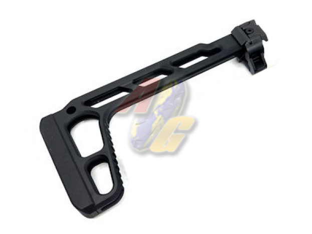 Airsoft Artisan MCX Light Weight Folding Style Stock ( Black ) - Click Image to Close