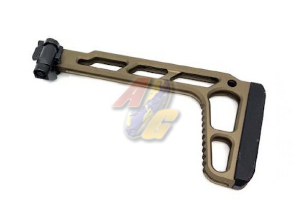 Airsoft Artisan MCX Light Weight Folding Style Stock ( Dark Earth ) - Click Image to Close