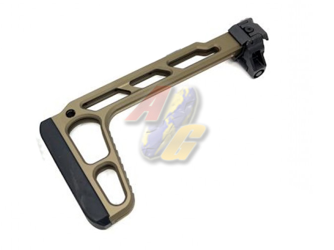 Airsoft Artisan MCX Light Weight Folding Style Stock ( Dark Earth ) - Click Image to Close