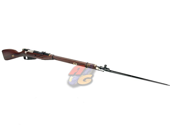 Accuracy Fire Full Metal Mosin Nagant Rifle With Bayonet (Gas Version) - Click Image to Close
