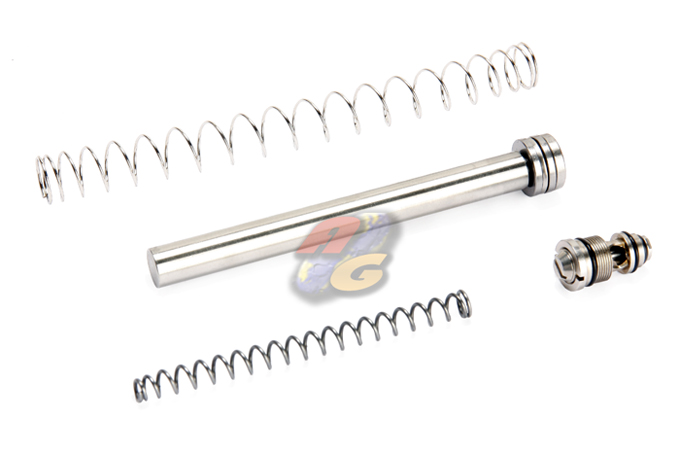 --Out of Stock--Action Steel Recoil Bearing Spring Guide & Valve Set For KSC USP .45 - Click Image to Close