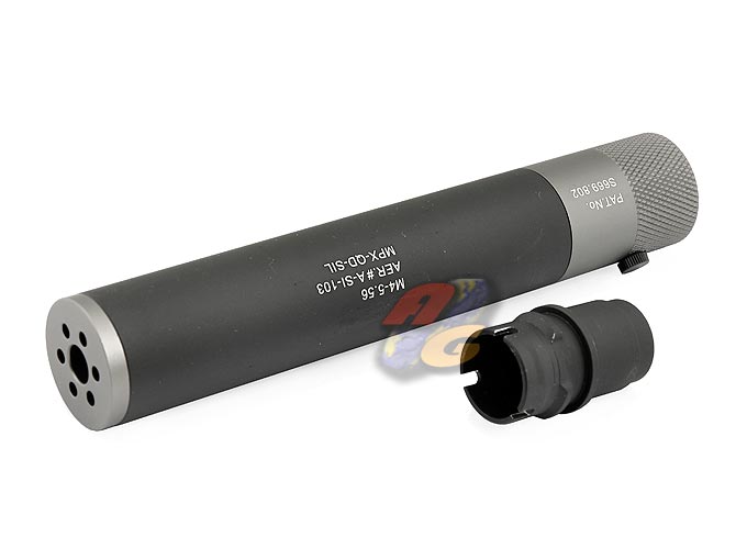 --Out of Stock--Action 35mm x 200mm MPX QD Silencer Set With QD Flash Hider (14mm-, Dual Tone) - Click Image to Close