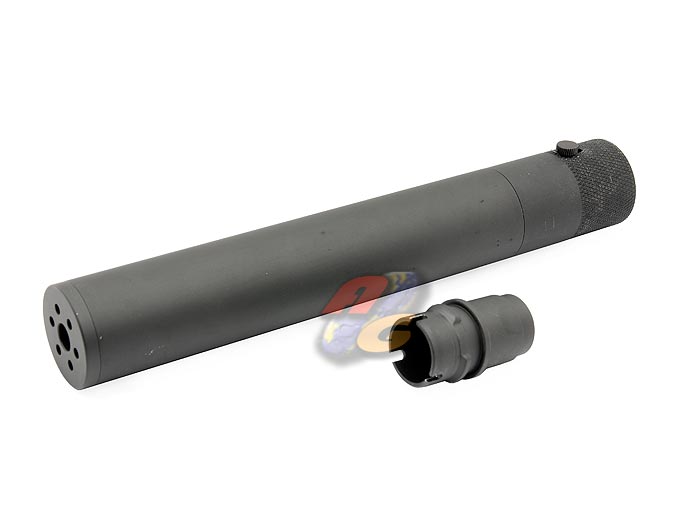 Action 38mm x 250mm MPX QD Silencer Set With QD Flash Hider (14mm-) - Click Image to Close