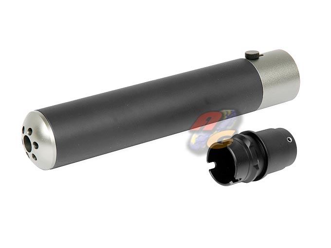 Action 38mm x 185mm SP90 MPX QD Silencer Set With QD Flash Hider (Dual Tone, 14mm-) - Click Image to Close