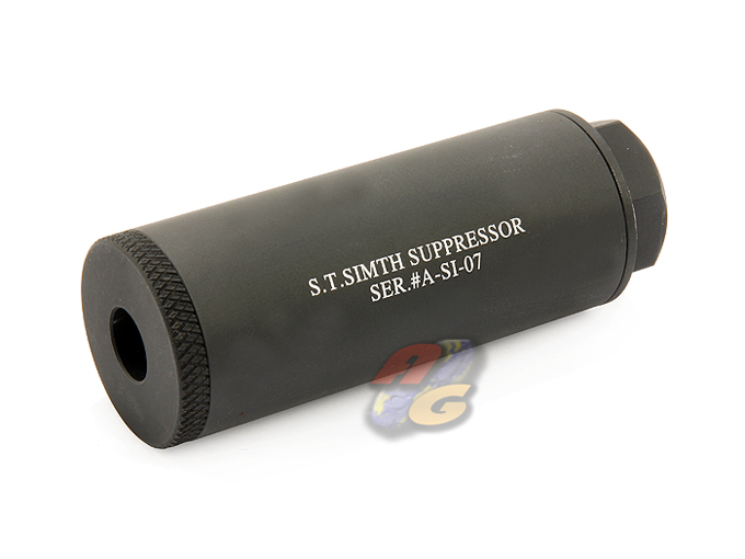 Action 35x80mm S.T. Simth Suppressor Silencer (BK, 14mm-) - Click Image to Close