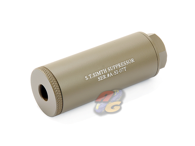Action 35x80mm S.T. Simth Suppressor Silencer (DE, 14mm-) - Click Image to Close