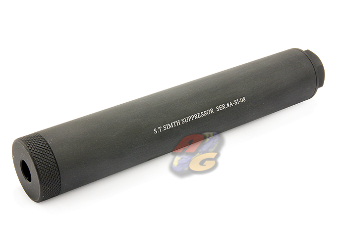 --Out of Stock--Action 35x180mm S.T. Simth Suppressor Silencer (BK, 14mm-) - Click Image to Close