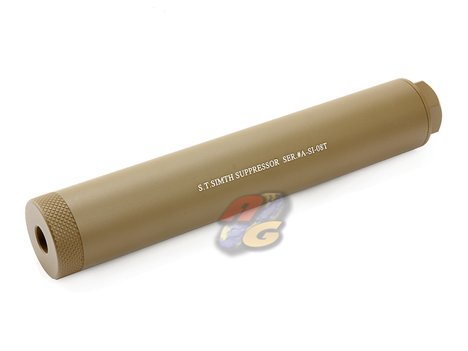 Action 35x180mm S.T. Simth Suppressor Silencer (DE, 14mm-) - Click Image to Close