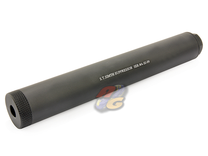 Action 35x220mm S.T. Simth Suppressor Silencer (BK, 14mm-) - Click Image to Close