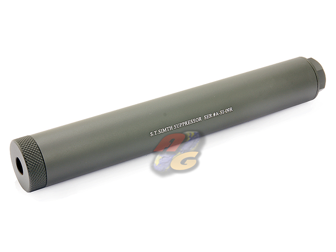 Action 35x220mm S.T. Simth Suppressor Silencer (OD, 14mm-) - Click Image to Close