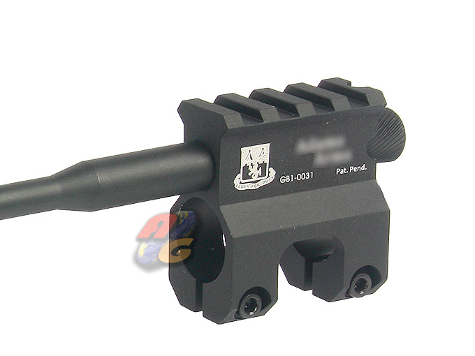 --Out of Stock--Armyforce Gas Block with Top Rail ( 270mm ) - Click Image to Close