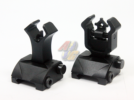 Armyforce ZX Front and Rear Sight Set ( BK ) - Click Image to Close