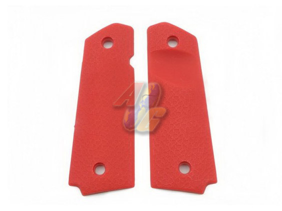 Armyforce M1911 Polymer Grip ( Textured/ Red ) - Click Image to Close
