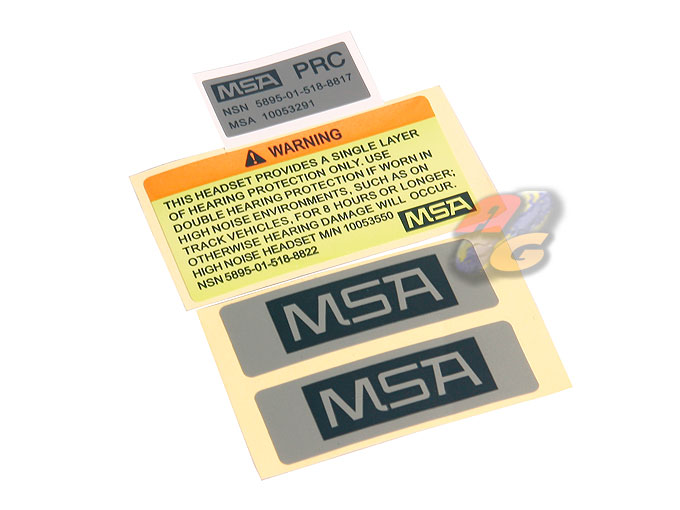 Armyforce MSA PRC Sticker - Click Image to Close