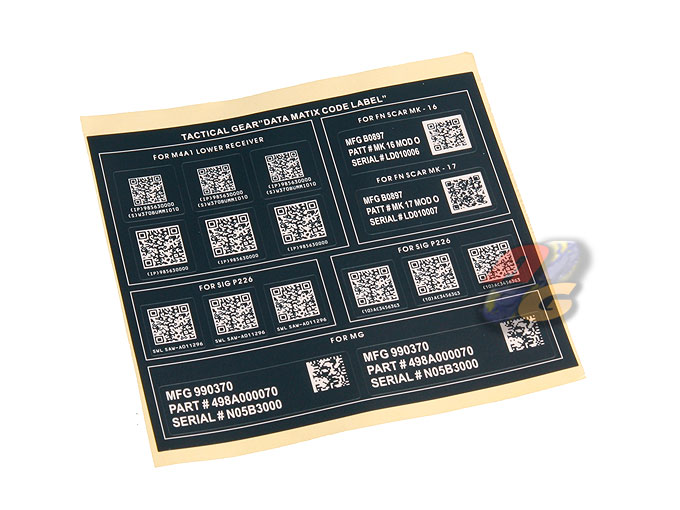 --Out of Stock--Armyforce Data Matix Code Sticker - Click Image to Close