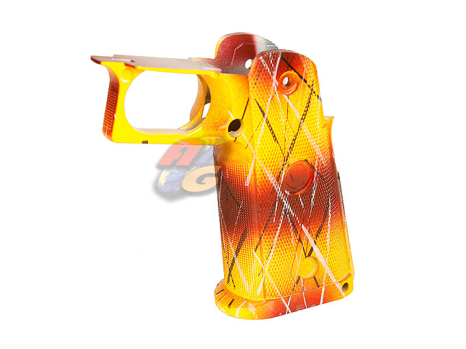 --Out of Stock--Armyforce Real Pistol Grip For Marui Hi-Capa 5.1 Series (Yellow & Brown) - Click Image to Close