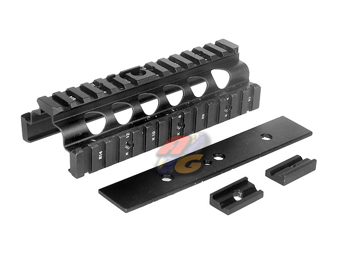 --Out of Stock--Tokyo Arms Aluminum CNC RIS Lower Handguard For M249 Series AEG ( BK ) - Click Image to Close
