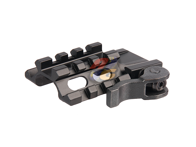 Armyforce 3 Slot Angle Mount with Integral QD Lever Lock System ( Long ) - Click Image to Close