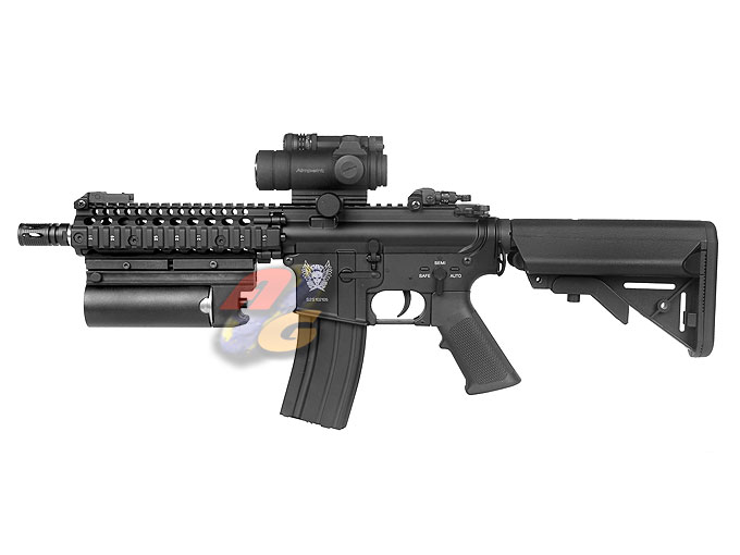 AG Custom E&C MK18 Mod1 with Red Dot and Grenade Launcher - Click Image to Close