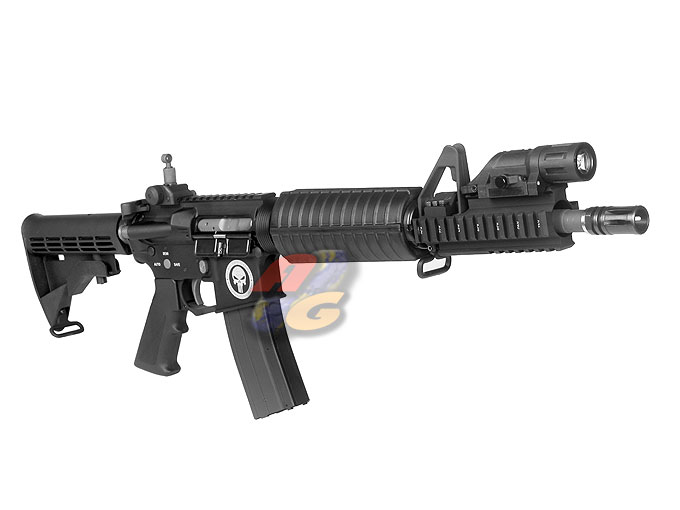 --Out of Stock--AG Custom G&P WOC42 M4A1 GBB with ERGO M4 Front Rail and Night Evolution Inforce Weat Mounted LED Light - Click Image to Close