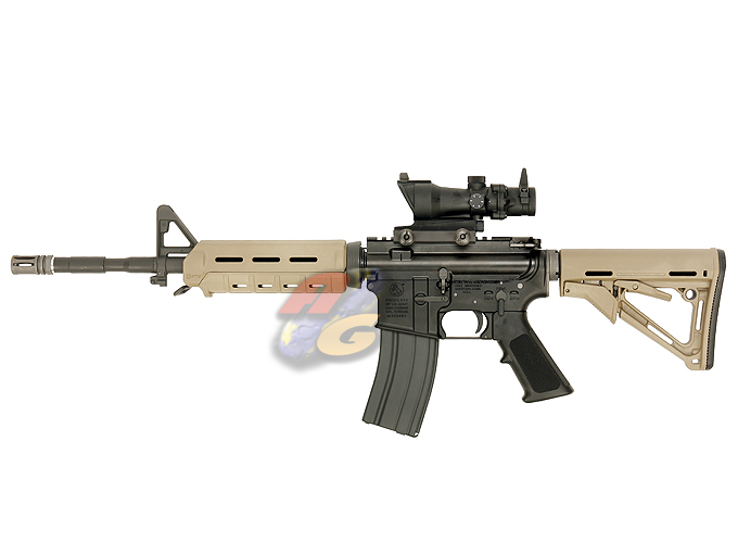 --Out of Stock--AG Custom WE PTS Desert M4 GBB ( Open Bolt Version ) - Click Image to Close
