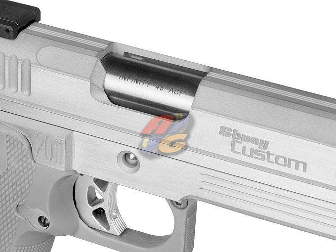 AG Custom Hi Capa Xtreme .40 Shuey Custom GBB Pistol (SV) - Click Image to Close
