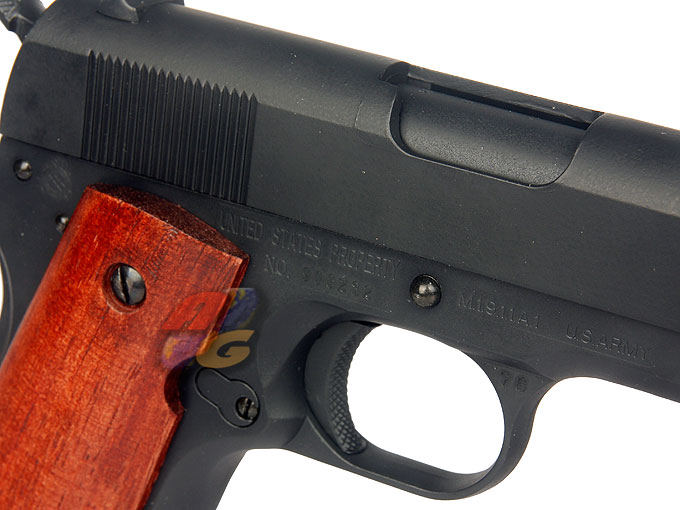 --Out of Stock--AG Custom Colt 1911A1 GBB with Real Wood Grip - Click Image to Close