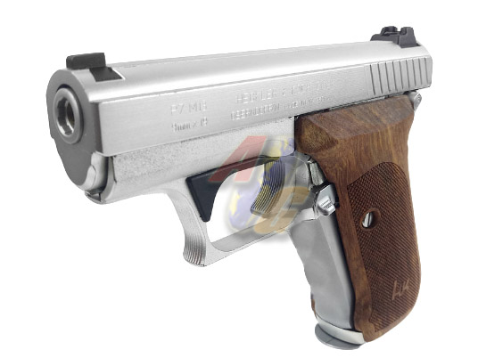 --Out of Stock--AG Custom MGC P7M13 Schumaher GBB with Wood Grip ( Silver ) - Click Image to Close