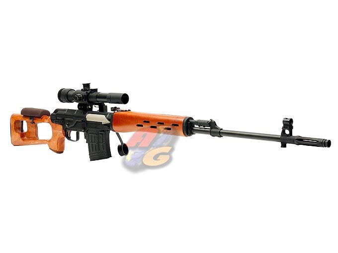--Out of Stock--AG CYMA SVD AEG With POSP 4x26 (Real Wood) - Click Image to Close