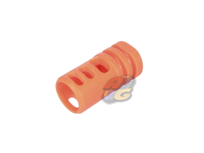 AG Orange Plastic Flash Hider (14mm+) - Click Image to Close