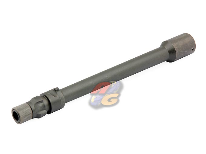 --Out of Stock--Angry Gun Steel Threaded One Piece Outer Barrel For Umarex/ VFC MP5 (14mm +, US Navy Style) - Click Image to Close