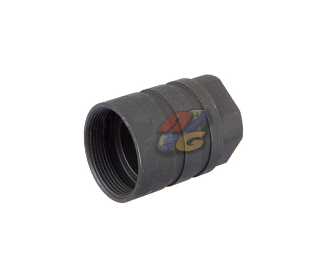Angry Gun Coast Guard Rail Barrel Nut For WA, WE M4/ M16 Series GBB, PTW Series Airsoft Rilfe - Click Image to Close