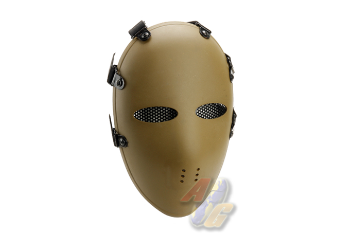 AG-K Sports Safety Mask (Tan) - Click Image to Close