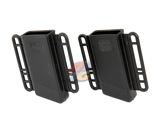 AG-K Hard Shell Magazine Pouch For 1911 (BK, 2 Pcs) - Click Image to Close