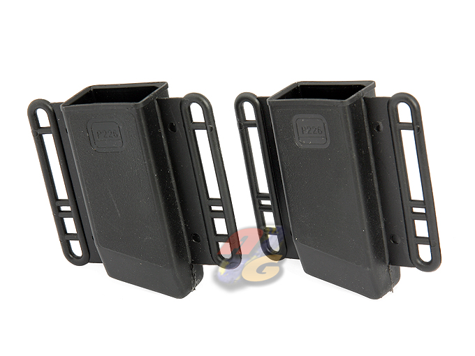 AG-K Hard Shell Magazine Pouch For P226 (BK, 2 Pcs) - Click Image to Close