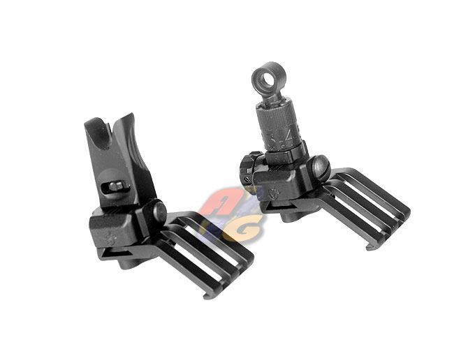 --Out of Stock--AG-K KAC Side Flip Up Front & Rear Sight (BK) - Click Image to Close