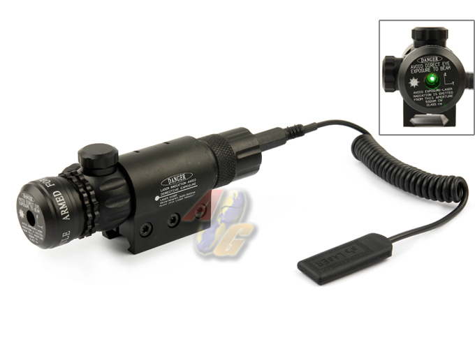 AG-K Armed Forces Laser Sight Module System (EX Green) (20W) * - Click Image to Close