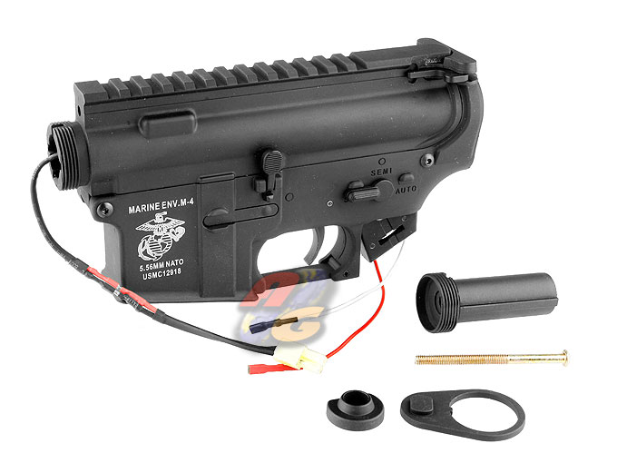 --Available Again--AG-K DIY AEG M4 Metal Body w/ Gear Box Set (Front Line, USMC) - Click Image to Close
