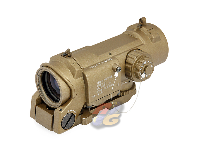 --Out of Stock--AG-K SpecterDR Style 1-4 X Magnifier Illuminated Scope (Dark Brown) - Click Image to Close