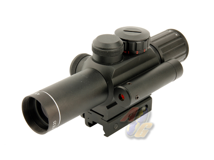 --Out of Stock--AG-K JGBGM6 4 X 25 Illuminated Reticle W/ Laser - Click Image to Close